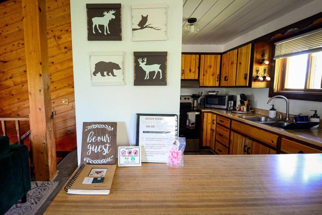 Cozy Cabin With Hottub At Cloverdale Cabins هينكلي المظهر الخارجي الصورة